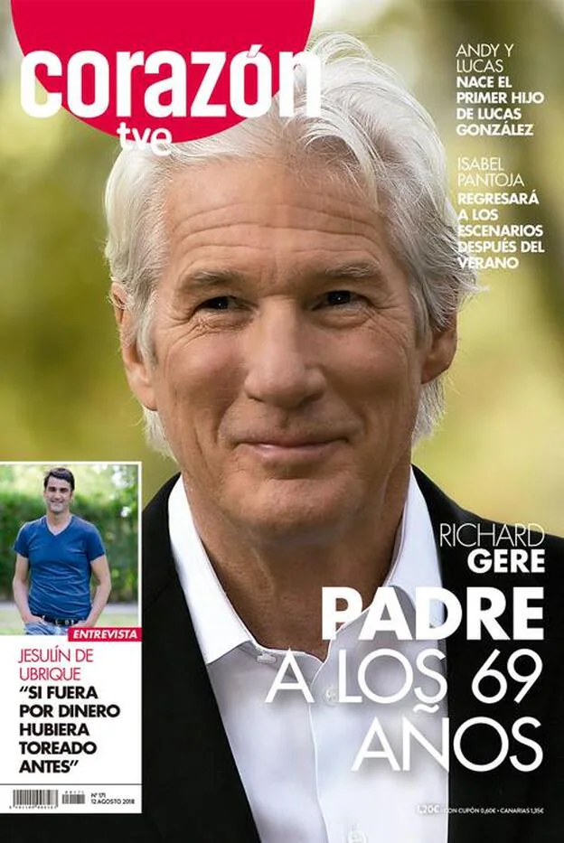 Richard Gere Padre A Los 69 Años Portada De Corazón Mujer Hoy