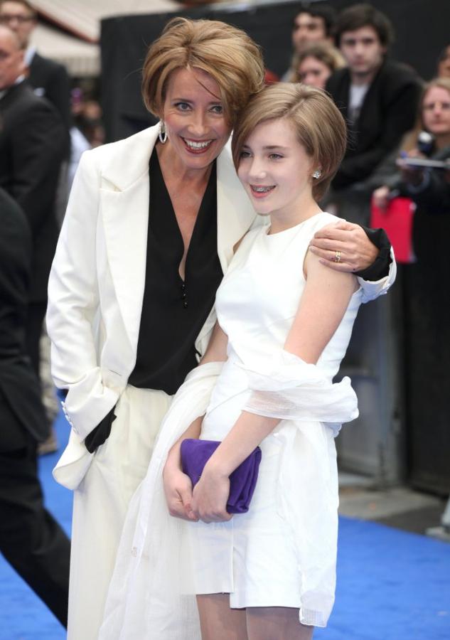 Emma Thompson y su hija Gaia