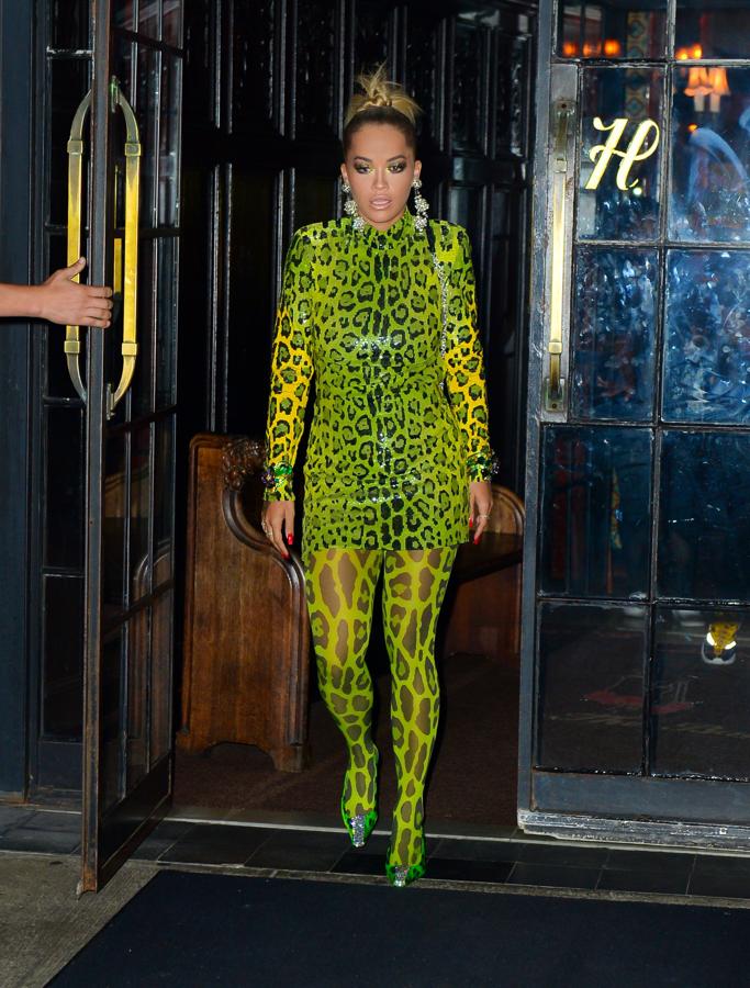 Los looks más horteras con 'animal print': Rita Ora y Kim Kardashian