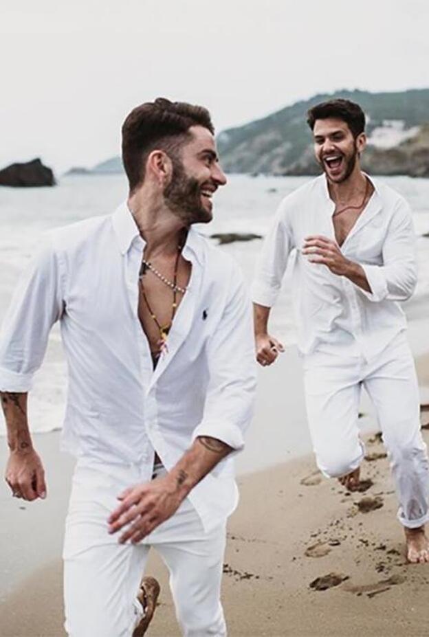 Así preparan su boda Pelayo Díaz y Andy McDougall