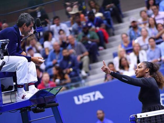 Serena Williams, el día de la final del abierto de Estados Unidos./Cordon press