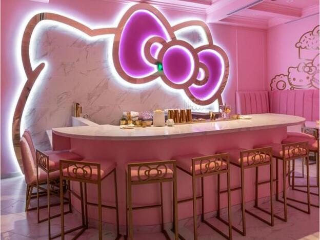 Así es la cafetería dedicada a Hello Kitty