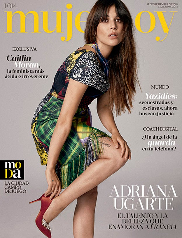Adriana Ugarte, en su esplendor en la portada de Mujerhoy