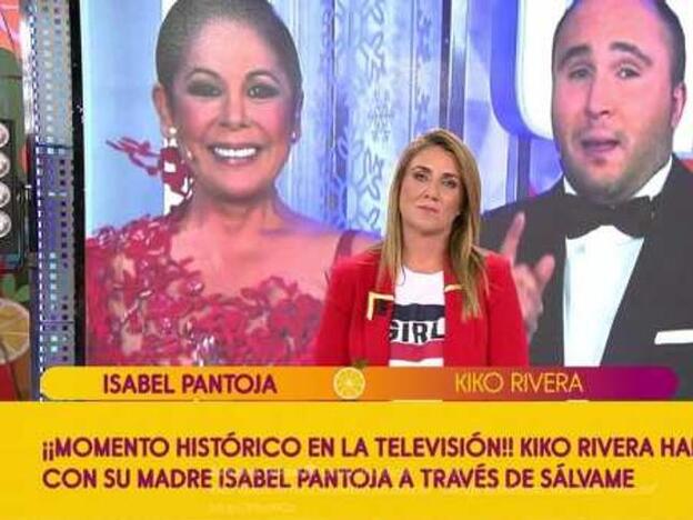 La llamada histórica de Isabel Pantoja en directo a 'Sálvame'