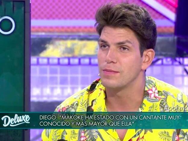 Diego Matamoros hablando de las infidelidades de Makoke en 'Sábado Deluxe'.