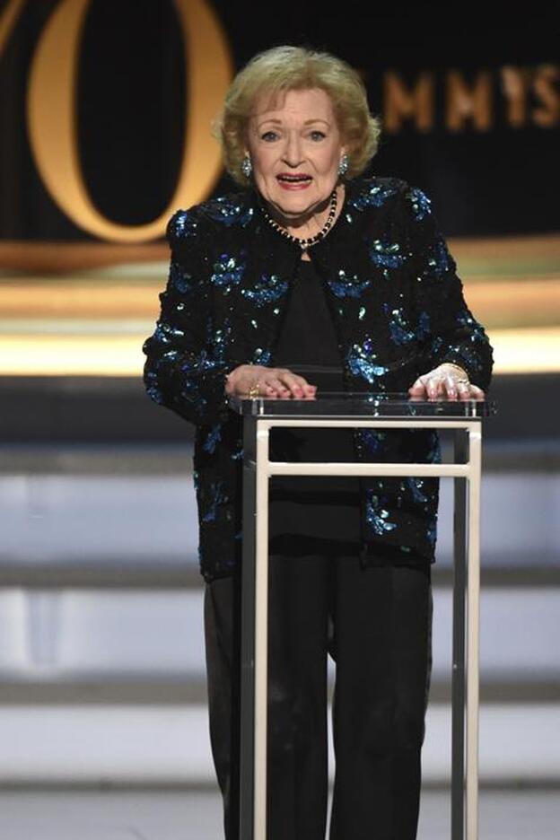 Premios Emmy 2018: Betty White: "Es mejor que me retire mientras esté en lo alto"