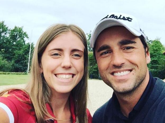 David Bustamante recuerda con esta foto a Celia Barquín, la golfista asesinada