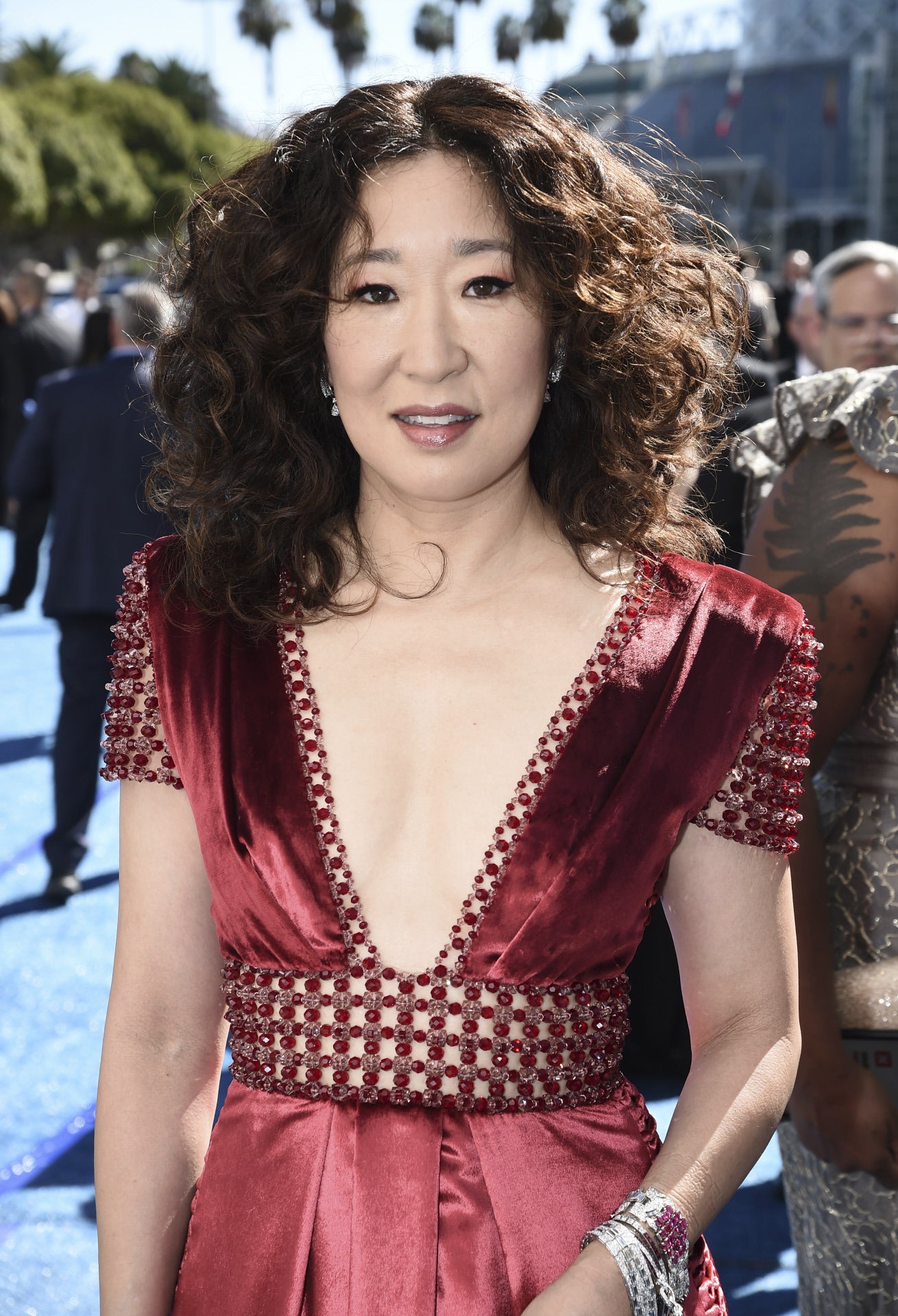 Las mejores melenas de los Emmy 2018: Sandra Oh