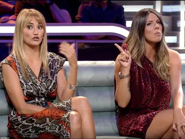 Alba Carrillo y Laura Matamoros se enzarzan en 'GH VIP 6'./Telecinco.