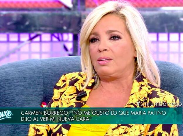 Carmen Borrego, dispuesta a volver a pasar por el quirófano