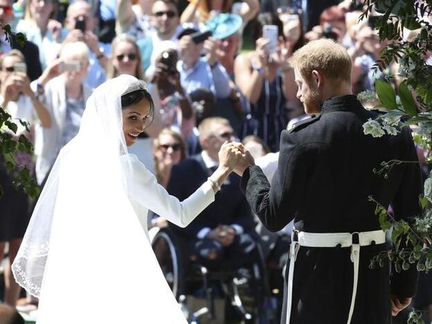 Vestido de meghan discount boda