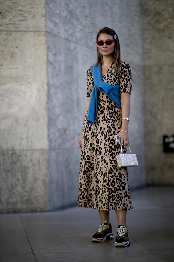 Vestido animal print