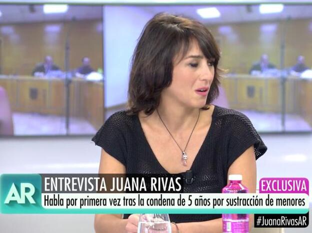 Juana Rivas en 'El programa de Ana Rosa'./telecinco.