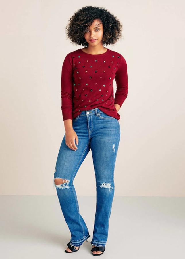 10 jerseys para chicas 'curvies' que vas a querer que te abriguen este otoño