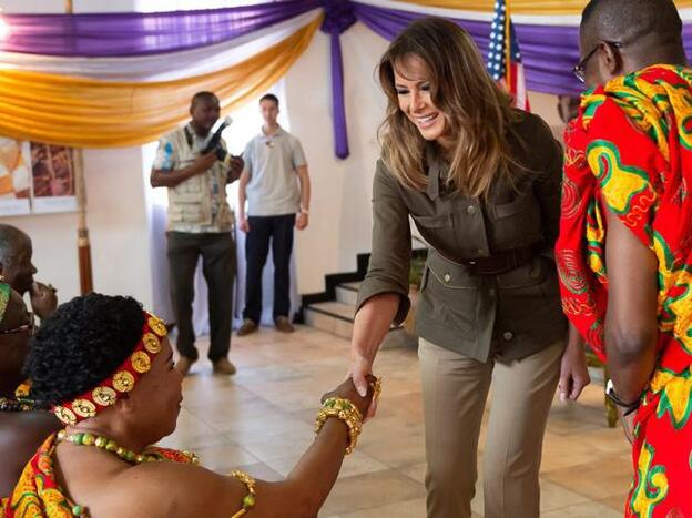 La misión africana de Melania Trump
