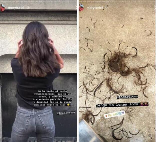 Mery Turiel enseña su corte de pelo en Instagram