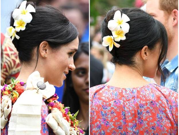 Meghan Markle en su visita a Suva (Fiji).