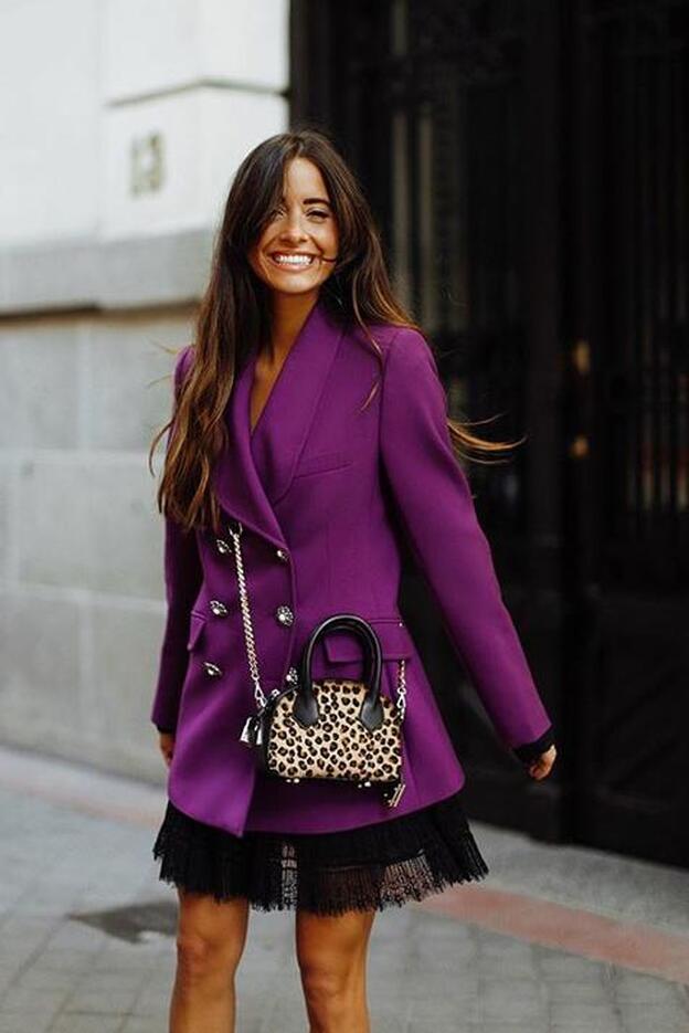 Esta temporada la americana de moda es morada