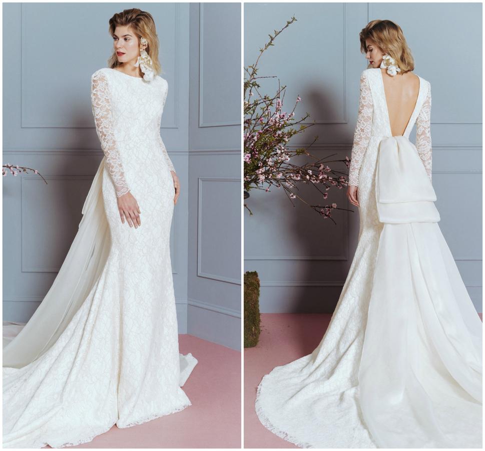 Los vestidos de novia de Jorge Vázquez para Vicky Martín Berrocal y