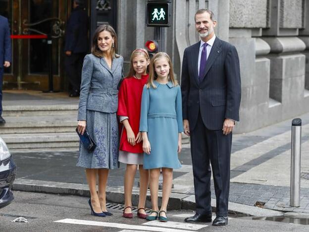 Letizia repite look de Varela en el primer discurso de Leonor como Princesa de Asturias