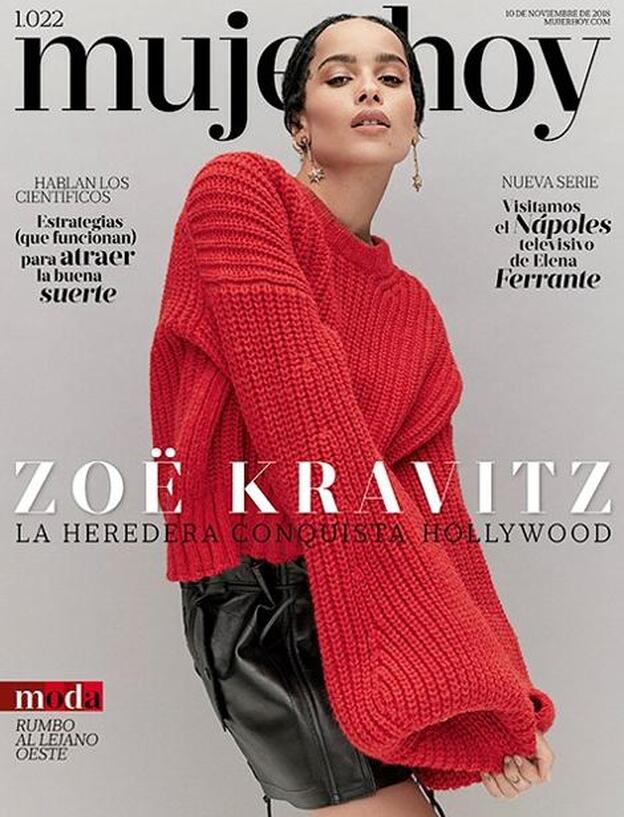 Zoë Kravitz, una heredera en la portada de Mujerhoy