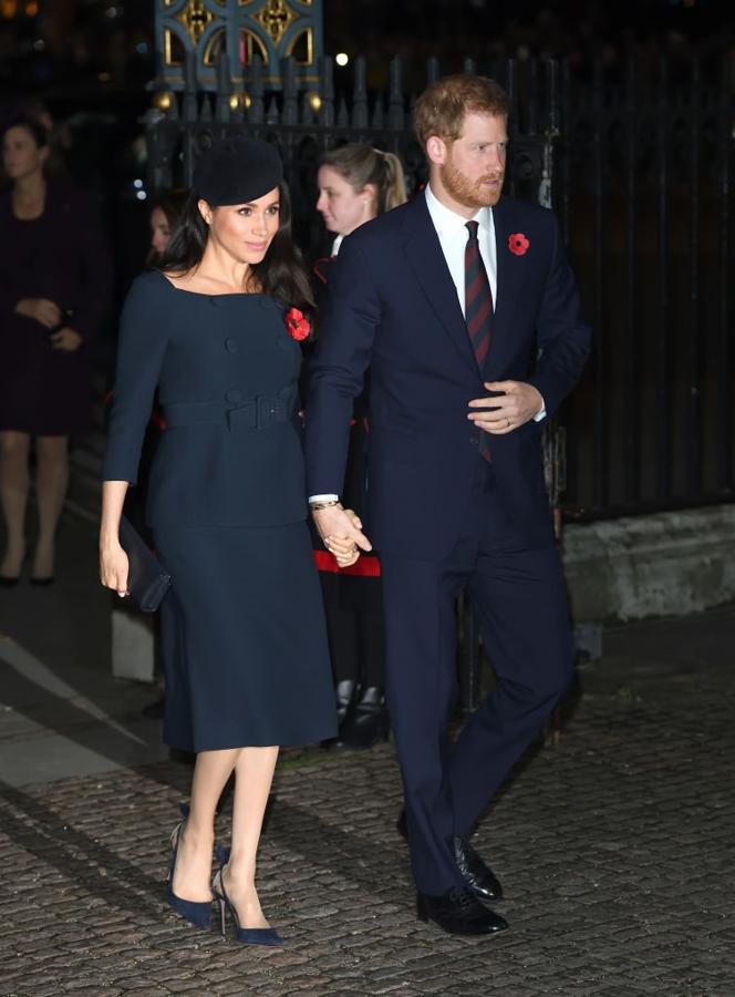 El look "francés" con boina de Meghan Markle y otros de sus mejores looks premamá