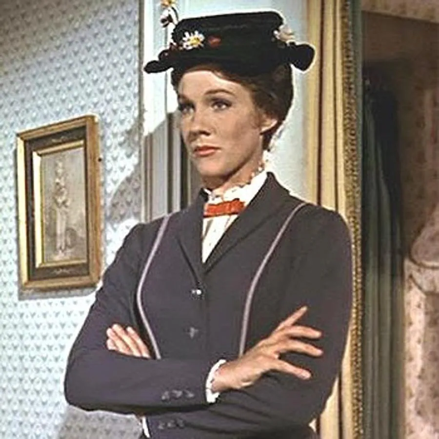 Julie Andrew en "Mery Poppins"