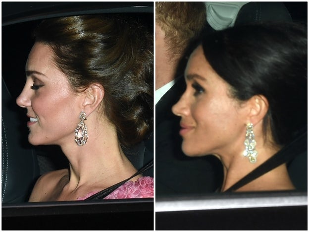 Copiamos los pendientes de fiesta de Kate Middleton y Meghan Markle en versión barata
