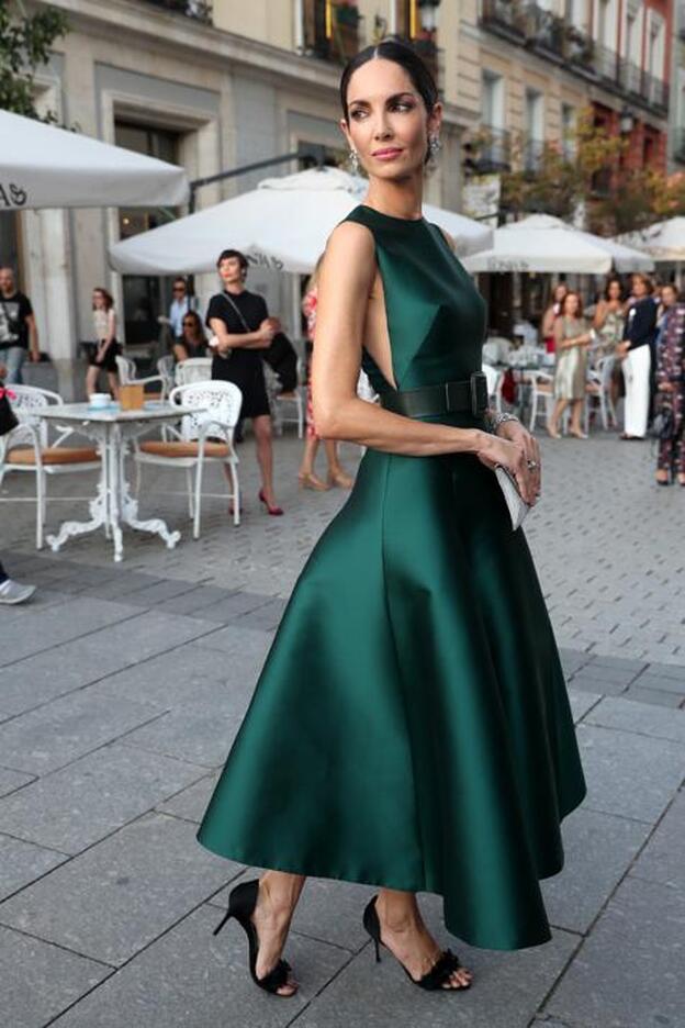 Eugenia Silva y su look de Zara para ir a la boda de Marta Ortega