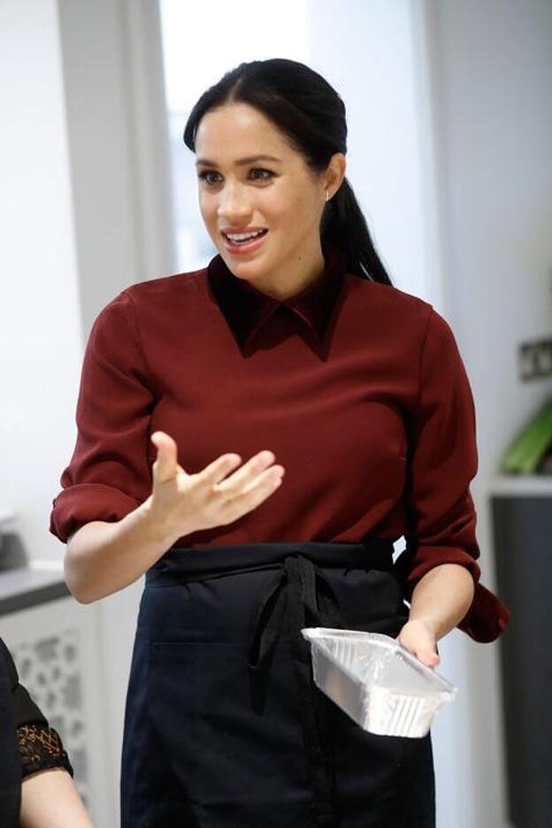 Meghan Markle, de nuevo en el punto de mira./cordon press.