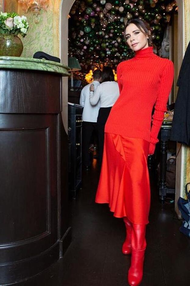 Victoria Beckham también le copia el look a la Reina Letizia