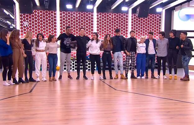 Los expulsados vuelven a la Academia de 'OT 2018'. Pincha sobre la foto para recordar a los 16 concursantes que entraron en el concurso./youtube.