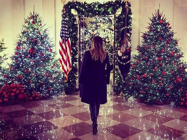 Así ha decorado Melania Trump la Casa Blanca por Navidad
