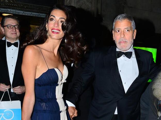 Amal Alamuddin y George Clooney.