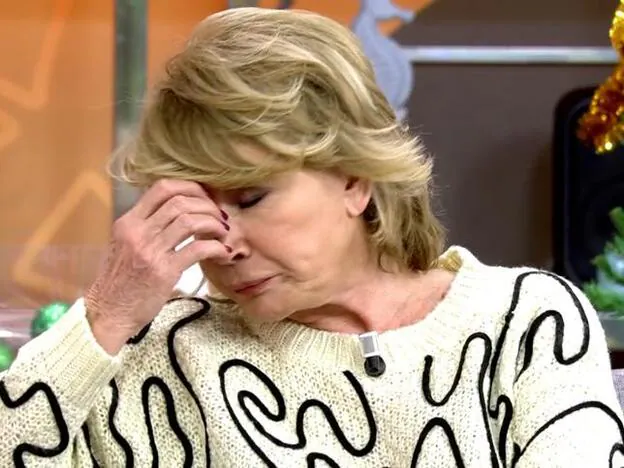 Mila Ximénez durante su intervención en 'Sálvame'./Telecinco.es