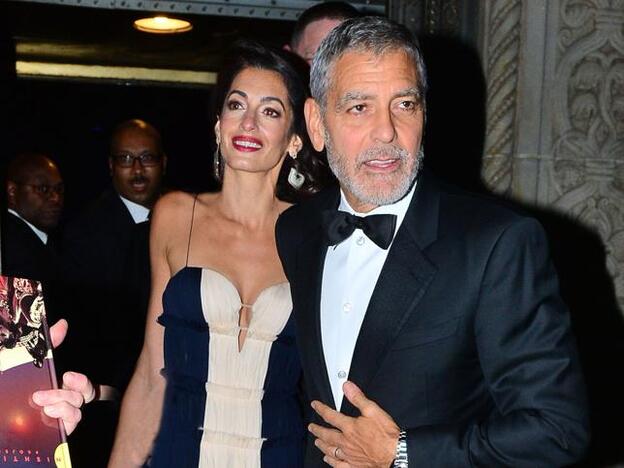 La primera foto de los hijos de Amal y George Clooney