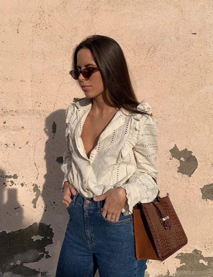 10 blusas románticas para clonar el “look” de Nina Urgell