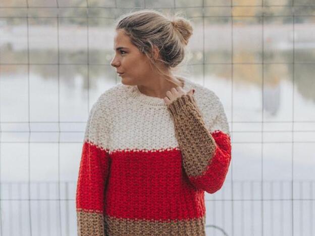 Este jersey de Mango se lleva con falda, pantalón y sirve como vestido