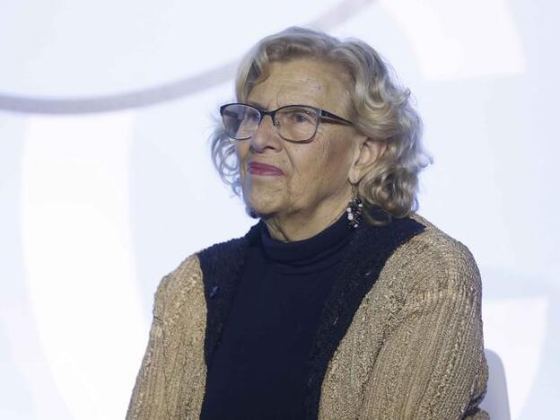 Manuela Carmena durante un acto./Gtres