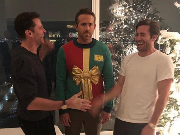 Ryan Reynolds, víctima de una broma navideña de Hugh Jackman