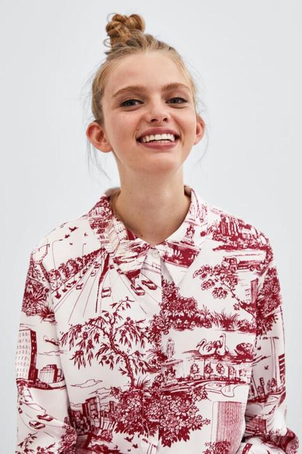Esta camisa de Zara podría ser de Dior