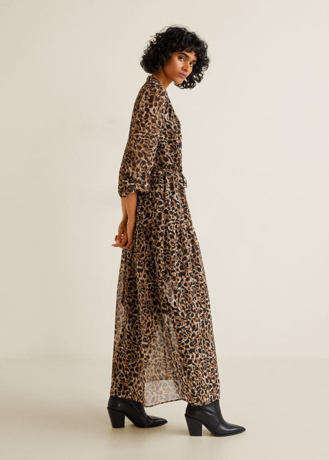 Nuestros favoritos de las rebajas de Mango: vestido 'animal print'