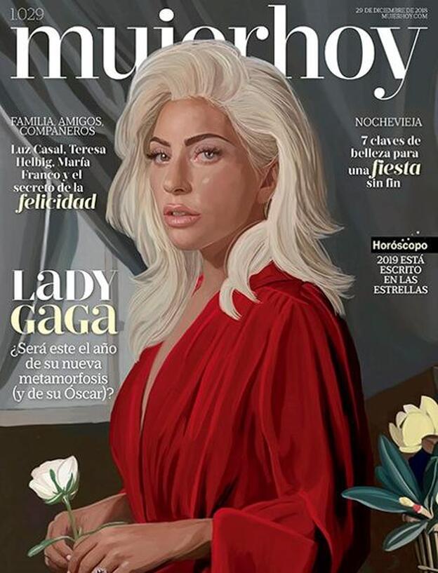 Lady Gaga, una reina de la metamorfosis en la portada de Mujerhoy