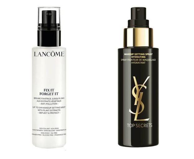 1. Fix It Forget It Setting Spray de Lancôme (34 €). 2. Top Secrets Setting Spray de Yves Saint Laurent (56,70 €)