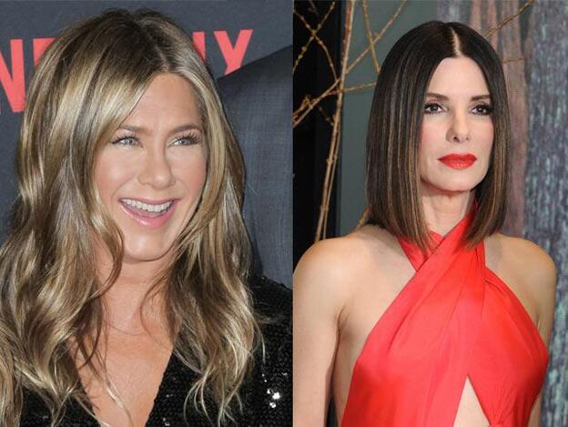 Jennifer Aniston y Sandra Bullock protagonizan un inesperado beso en la boca