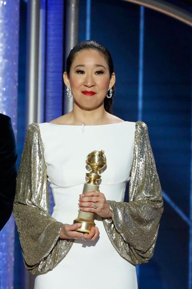 Globos de Oro 2019: el vacile de Sandra Oh a Lady Gaga