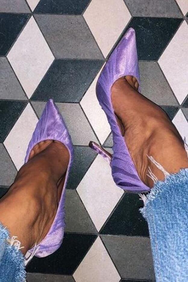 Así se llevan los vaqueros con tacones en el 2019