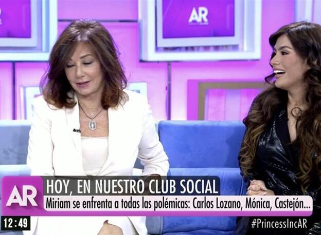 Ana Rosa Quintana llama "insoportable" a la cara a Miriam Saavedra