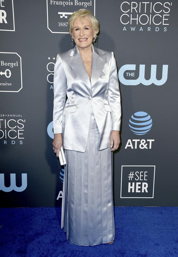 El look de Glenn Close en los Critics' Choice Awards