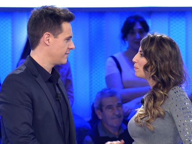 El mensaje de Almudena Cid a Christian Gálvez en 'Pasapalabra' que acabó en beso